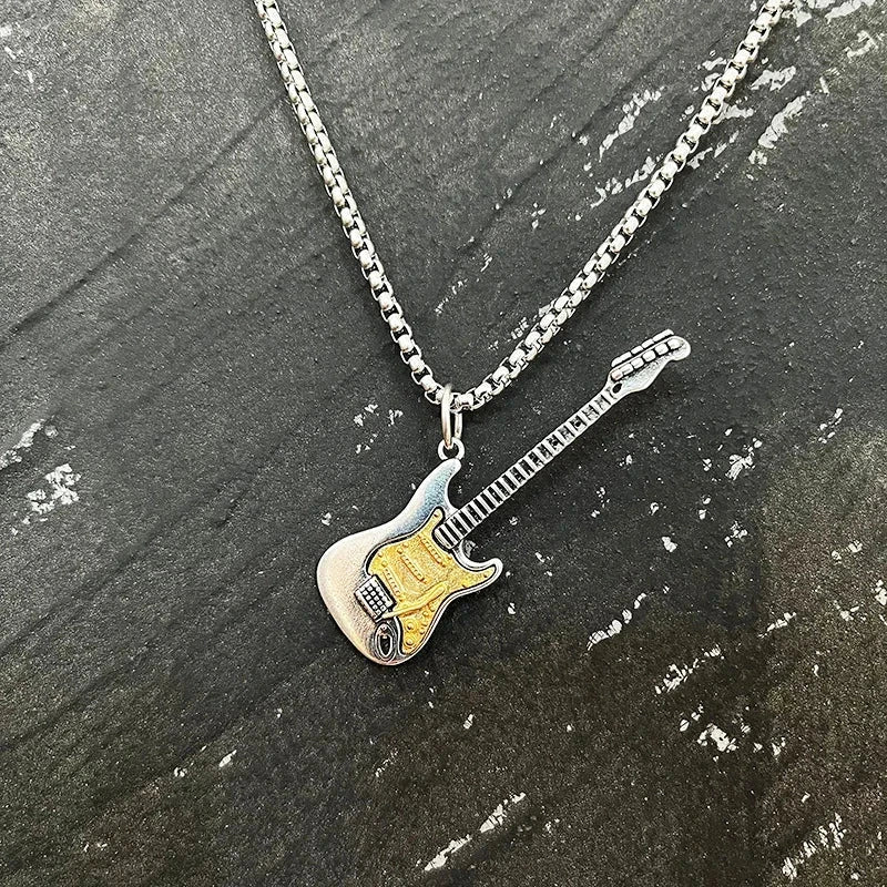 Necklaces Guitar Rock Pun