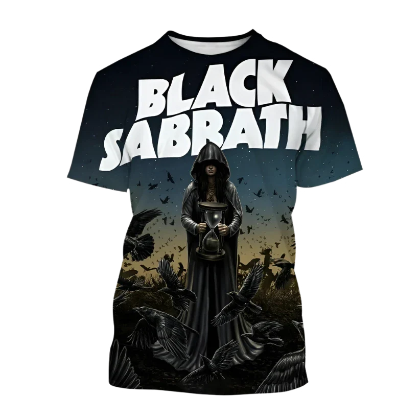 T-shirt 3D Black Sabbath