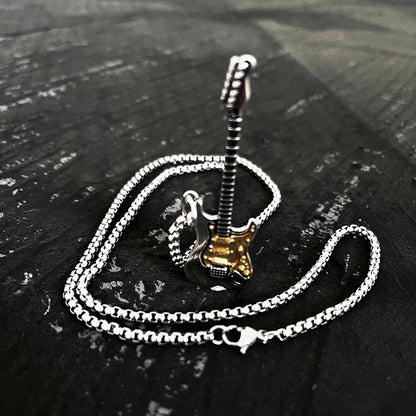 Necklaces Guitar Rock Pun